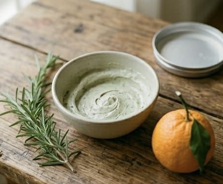 Creme Facial Greenlab Argila e Alecrim e óleo essencial de laranja amarga